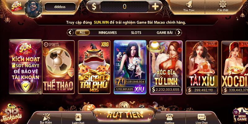 Cổng game SUNWIN trứ danh